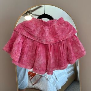 Pink love shack fancy skirt